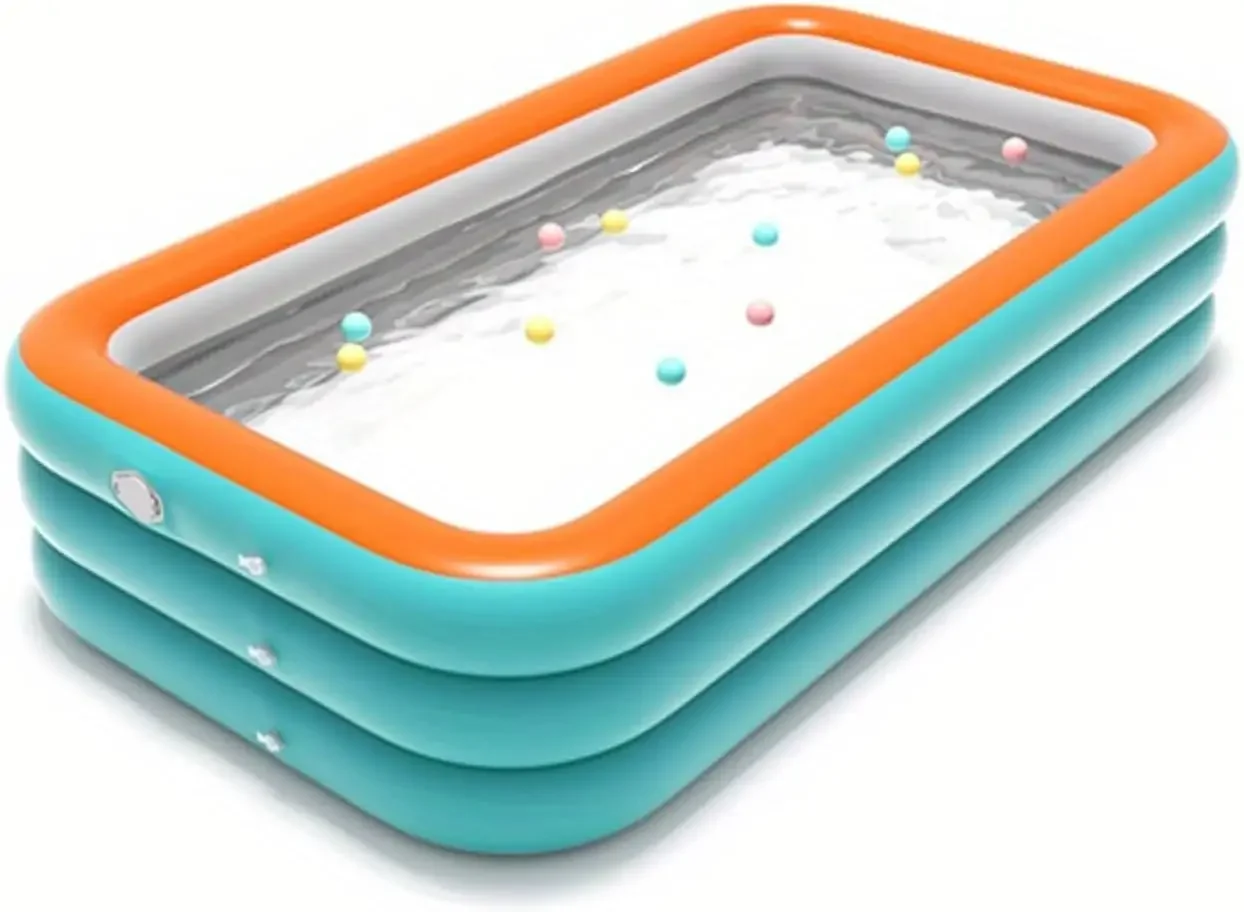 Generic 1 pack long PVC inflatable pool durable and easy to install inflatable swimming pool suitable