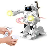 2.4G Mini RC Battle Fighting Robot Infrared Sensing Intelligent Sound Combat Remote Control Robot Gifts Toys Boys 2