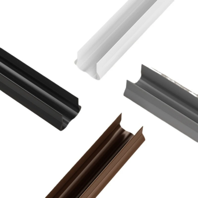 PVC Door Sweeps Seal Door Gaps Seal Door Soundproofing Strips 1 Roll for Enhances Acoustic Insulation in Homes & Offices