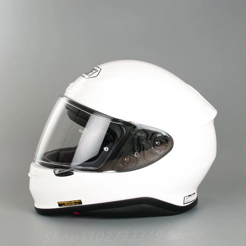 

Full Face Motorcycle Helmet Z7 GLOSSY WHITE Helmet Riding Motocross Racing Motobike Helmet