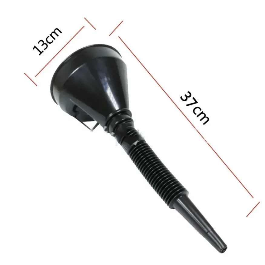 Oil Filter Funnel Car Repair Tool Oil Filling Equipment with Filter Flexible Tube for Safety Emergency Travel Car Accessories 1x