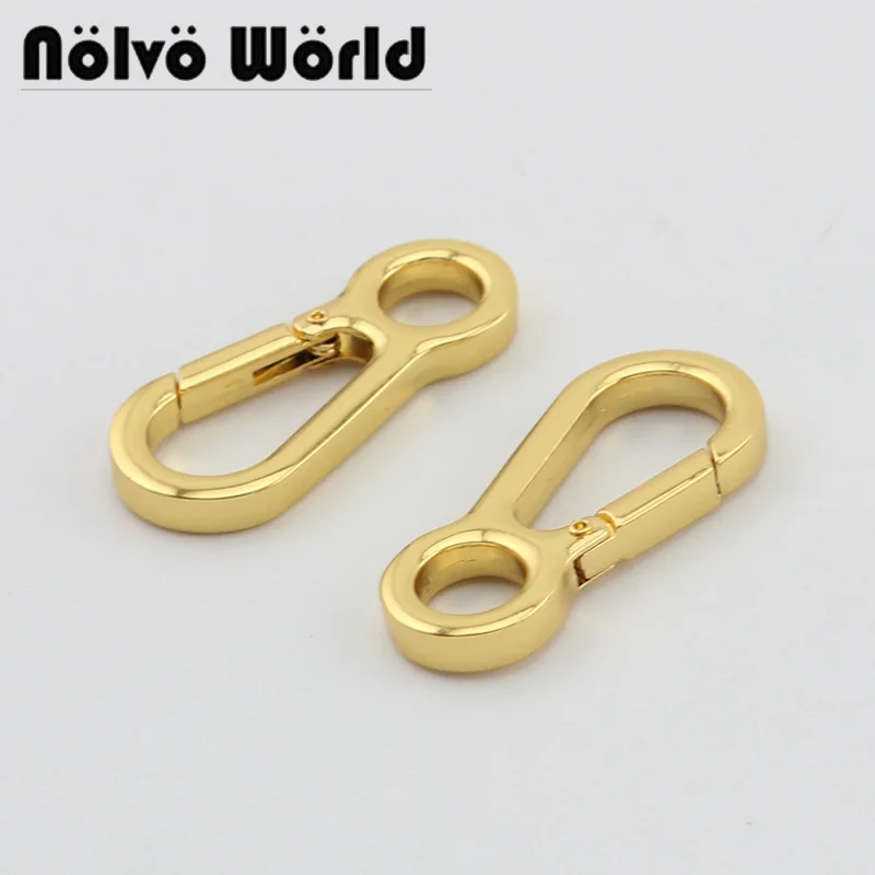 10 50pcs 48*9mm Deep Gold Trigger snap hooks for bag Hardware