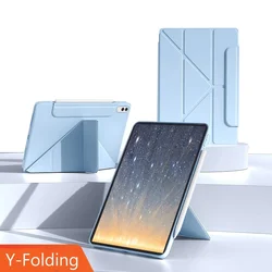 Elegant PU Leather Magnetic Stand Cover - YogaTab 11.1 tb710fu (Sky blue)