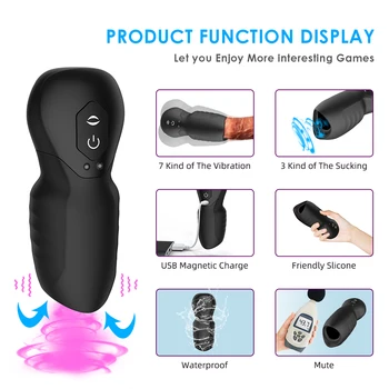 Automatic Male Masturbators Sex Toys for Male Pocket Pussy Strocker Masturbator Men's Hands Free Quiet Dick Training Tools 3