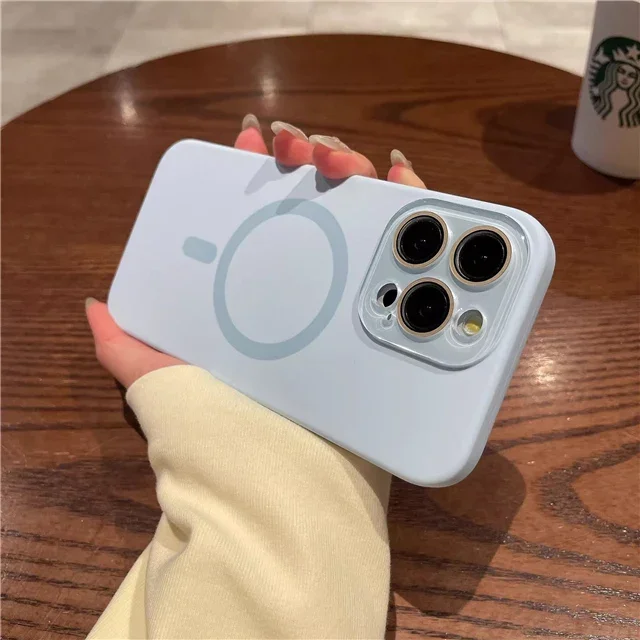 Premium Liquid Silicone Magnetic Lens Protective Cover
