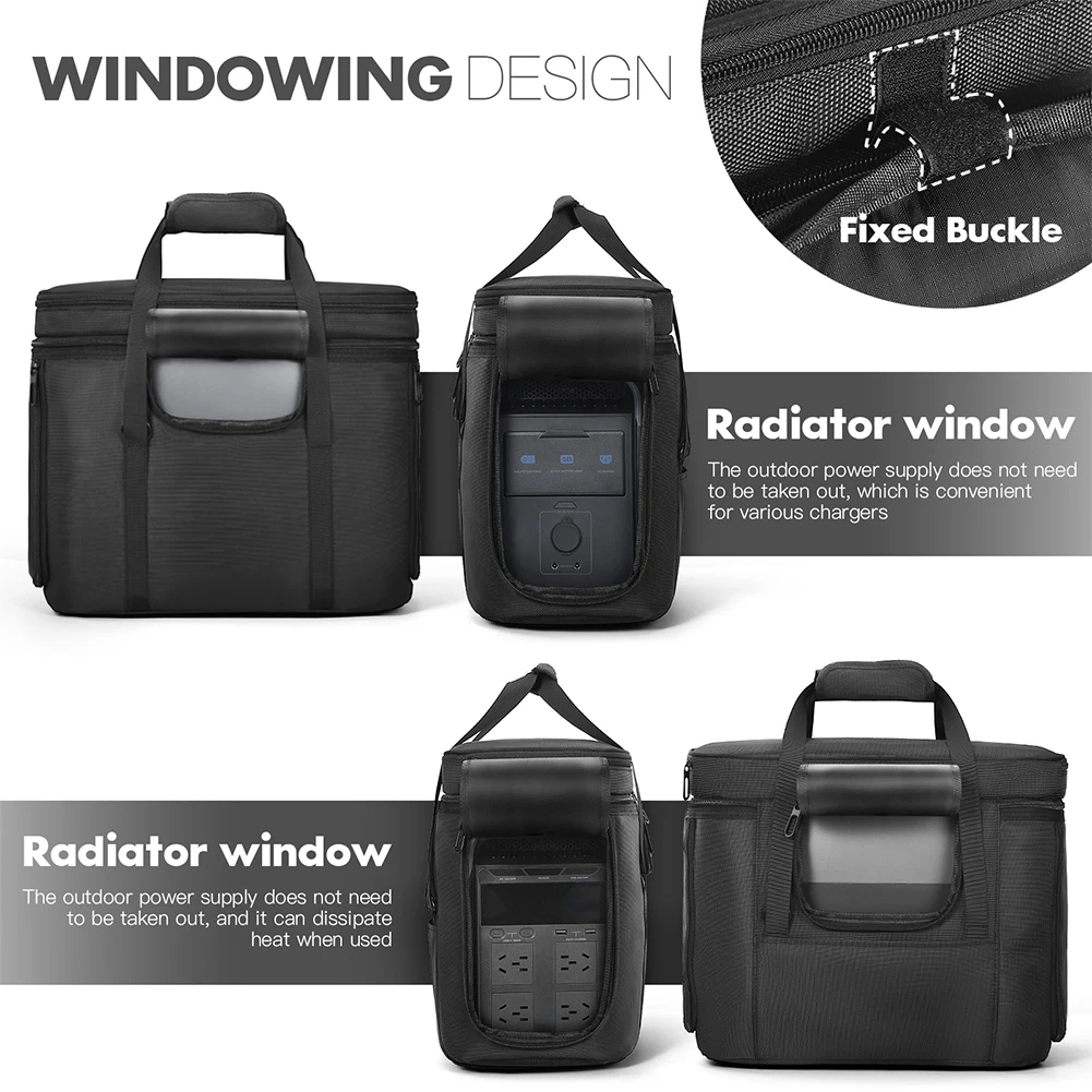 Waterproof Portable Power Station Carrying Case Bag