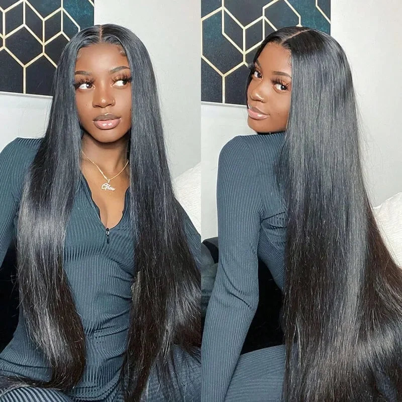 40 Inch Straight Lace Front Wigs Human Hair 13X4 HD Lace Front Wig Straight Lace Front Wigs Human Hair 100% Brazilian Human Hair