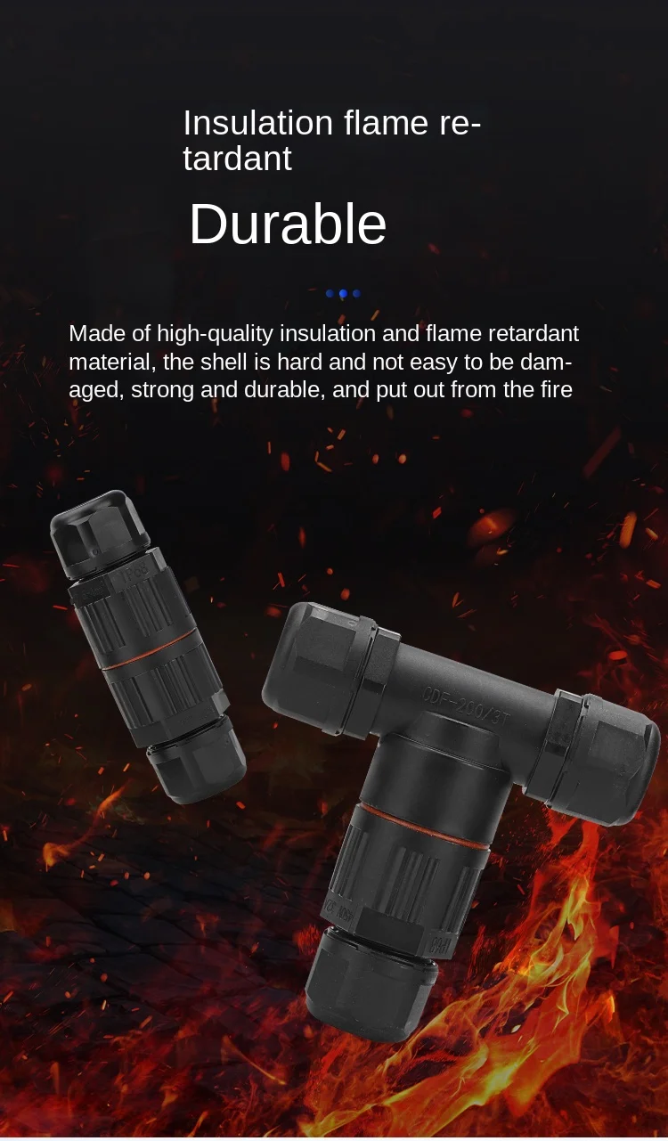 pces prova água conector pinos pinos cabo rápido elétrico terminal adaptador fio conector parafuso conectar para luz led