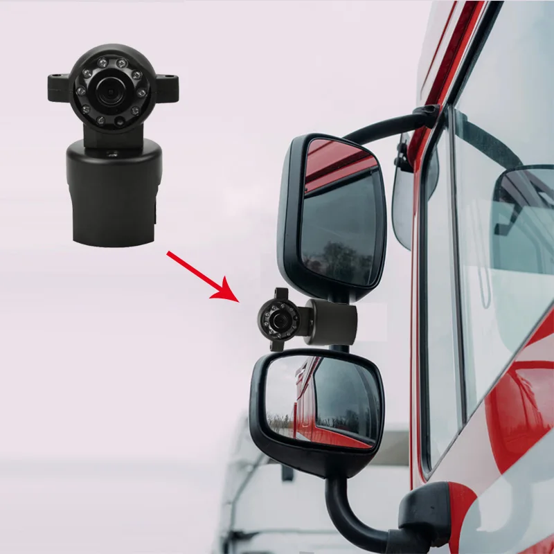 

COCVES Arm Rear View Camera Front and Rear Car Camera IP69K Mini Backup Camera Vehicle Truck Camera For Trailer Heavy Truck