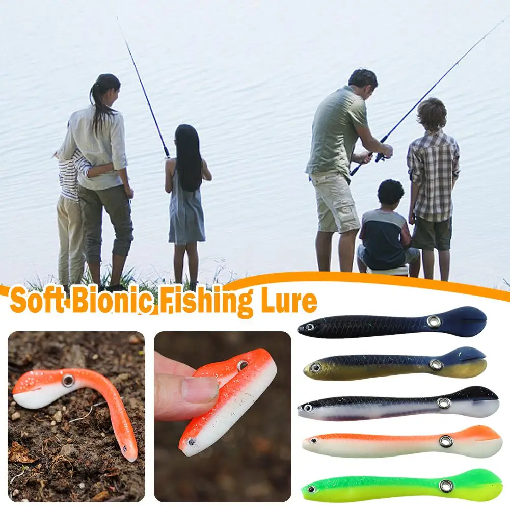 

5/10pcs 10cm 6g Soft Bionic Fishing Lure Dying Prey Realistic Moving Fishing Lure Bait For Fishing Wobbler Swimming Bait Lu M0M3