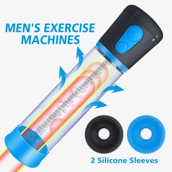 Automatic Penis Pump Penis Enlarger USB Rechargeable Electric Penis Enlargement Extender Vacuum Pump Sex Toys for Men 4