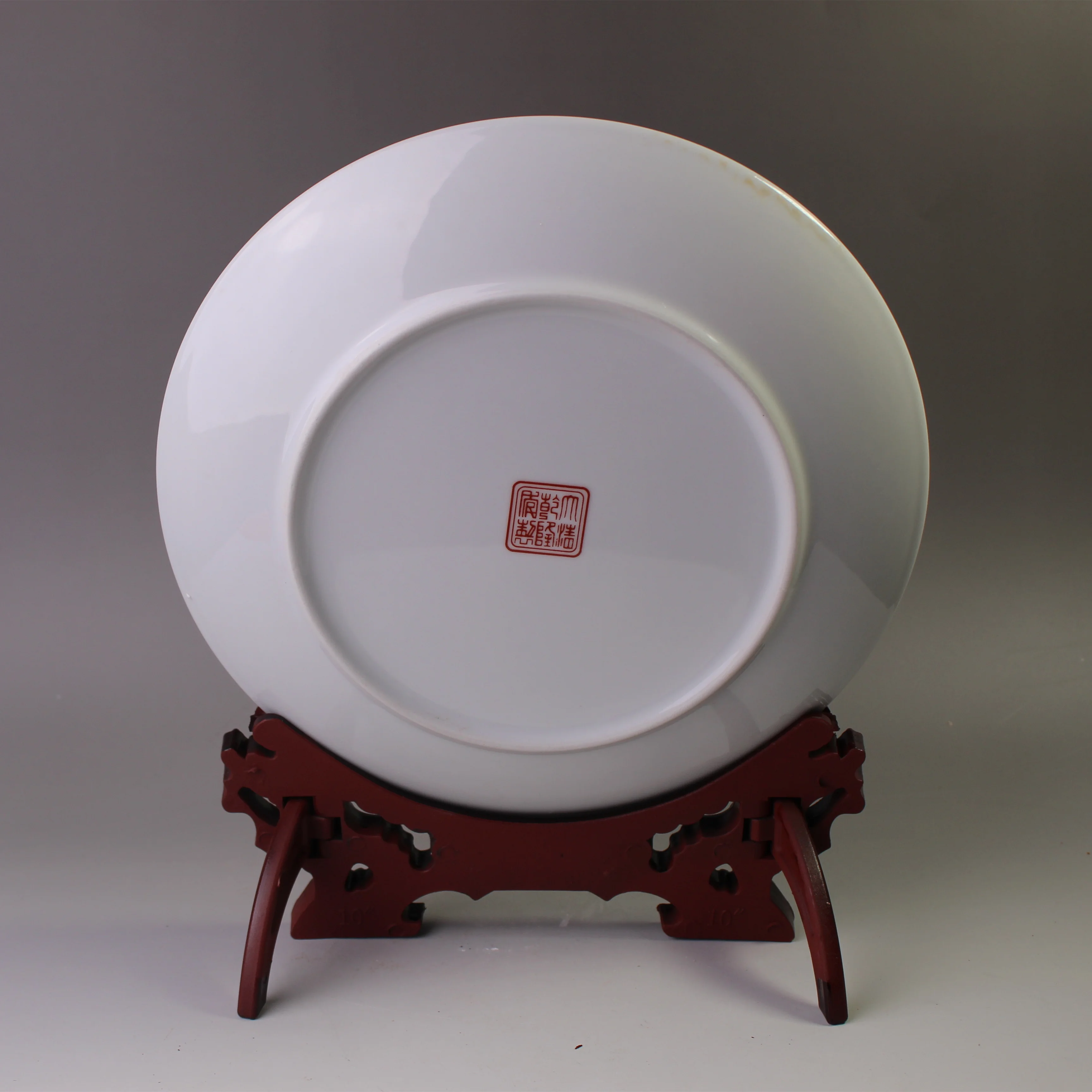 Chinese Retro Jinling Twelve Girls Decorative 10" Plate Ceramic Hanging Plate Home Living Room Wine Cabinet Desk Deco Dish 3