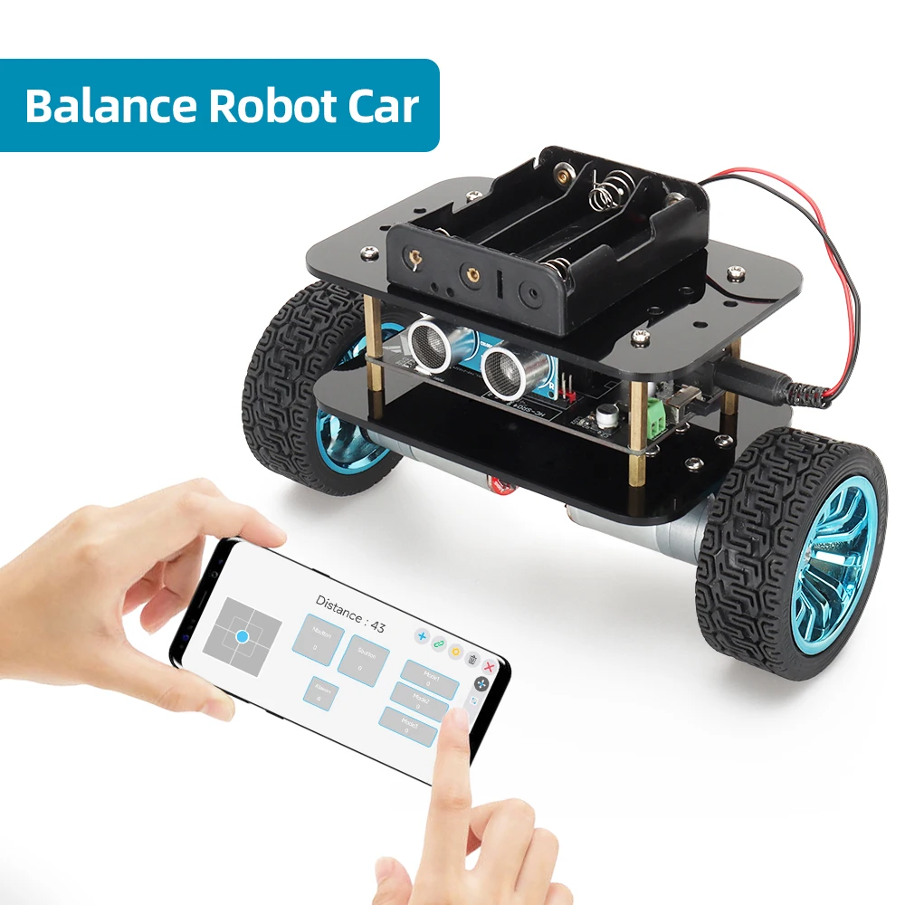 Zhiyitech 2wd Self-balancing Smart Balance Robot Car Kit For Arduino Programming Education Project Diy Electronic Kit - Integrated Circuits - AliExpress