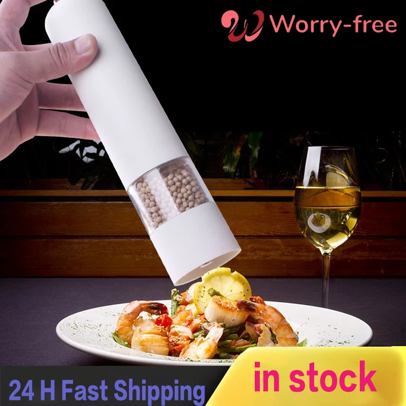

New Electric Grinder Pepper Seasonings Spices Grain Mill Salt Shaker Spice Cumin Sesame Mill Household Kitchen Cooking Tool