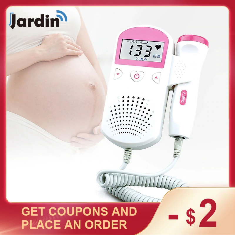 Fetal Doppler Upgraded Fetal Home Pregnancy Heart Rate Monitor Baby Fetal Heart Rate Detector