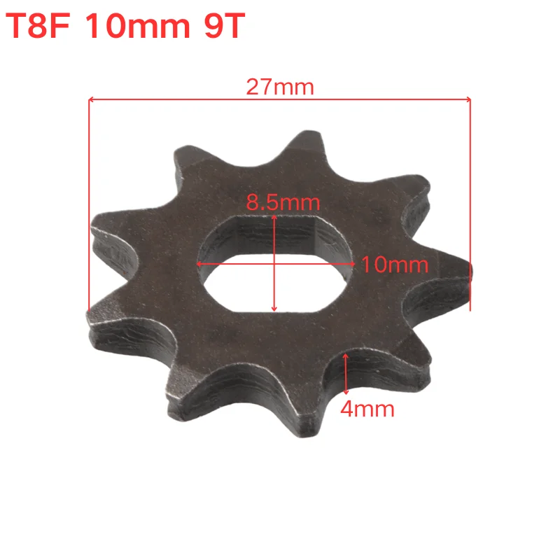 10mm Pinion Gear for Dirt Bikes and Electric Scooters