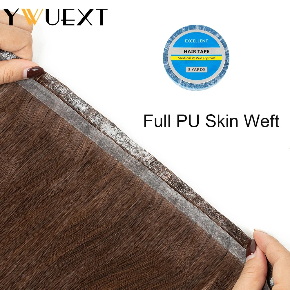 Extensions Cheveux Ruban 20 Pièces 22" – Qualité Remy, Rose Clair, Sans Couture, Neuf