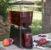 1085203 TrimLine Clear Economy Single Base Beverage Dispenser, 3.5 Gallon Capacity, Black 5