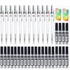 Creative 0.3/0.5/0.7/0.9mm Transparent Mechanical Pencils Set With Leads, Sketch Writing Automatic Pencil for Office Stationery 1
