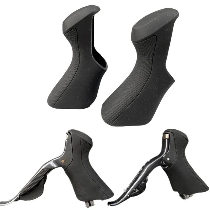 Bicycle Brake Gear Rubber Covers Hoods For Shimano ST6870 Road Bike Part Replacement Covers For Bicycle Brake Handle