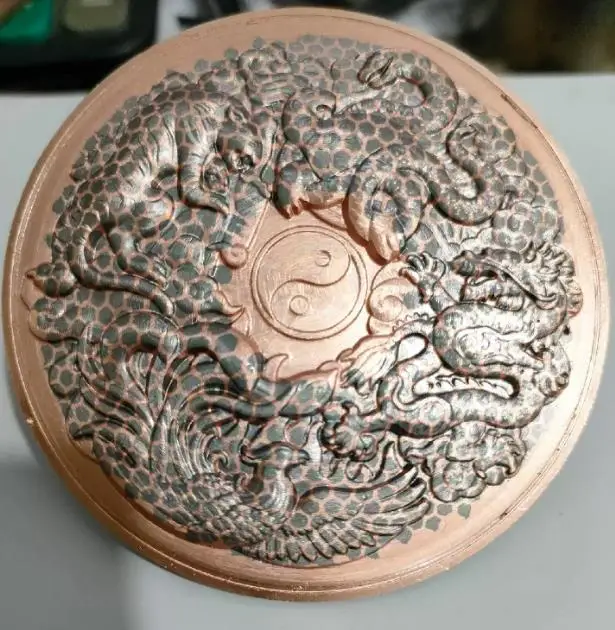 

Second-hand Edc Superconducting Four Square Divine Beast Coin