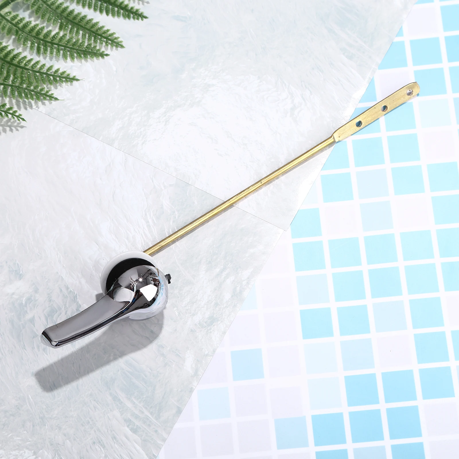 Universal Brass or Iron Toilet Handle Replacement Side Mount or Front Mount Toilet Tank Flush Lever Fit Most Toilets