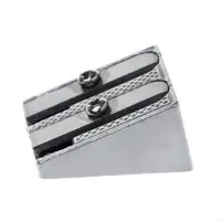 Magnesium Pencil Sharpener, Kum Magnesium Pencil Sharpener, Kum 2-Hole Pencil Sharpener Magnesium Alloy Wedge Profile, Metal Pen 4
