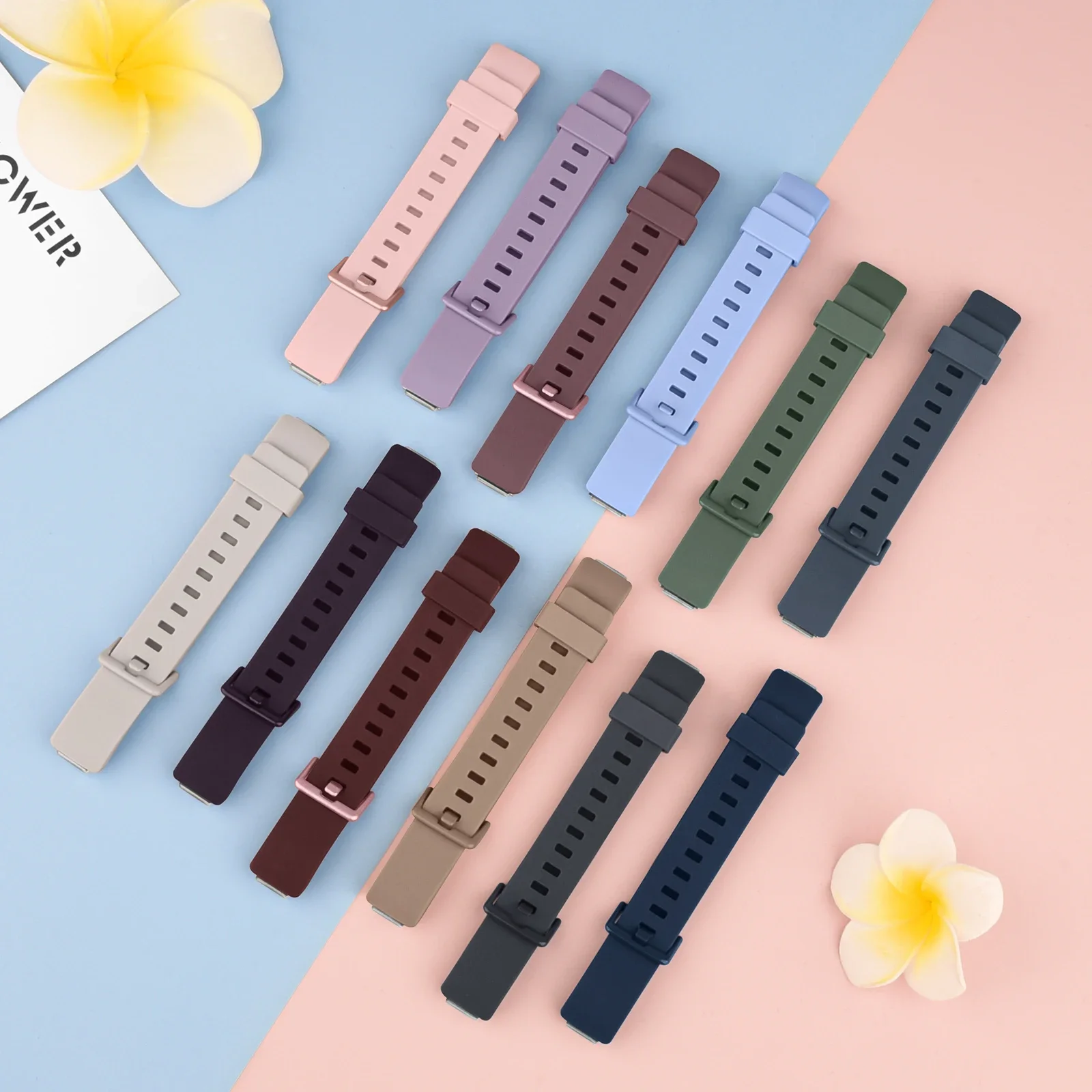 Soft TPU Strap Bracelet for Fitbit Inspire - Durable Replacement Wristband