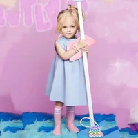 زهرة الصيف فساتين فتاة لحفلة عيد ميلاد والزفاف ، A2763 1