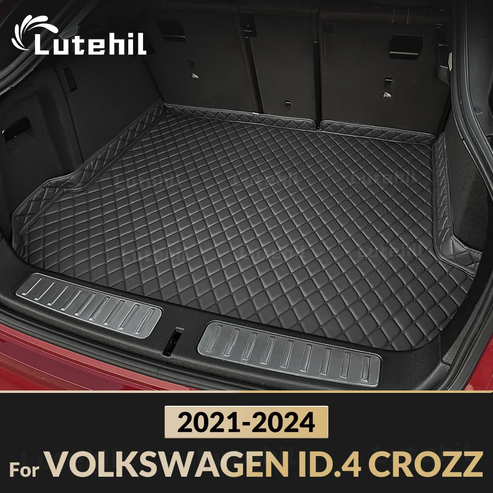 

Автомобильный коврик для багажника для Volkswagen VW ID.4 CROZZ 2021-2024 22 23, пользовательские автомобильные аксессуары, украшение интерьера автомобиля