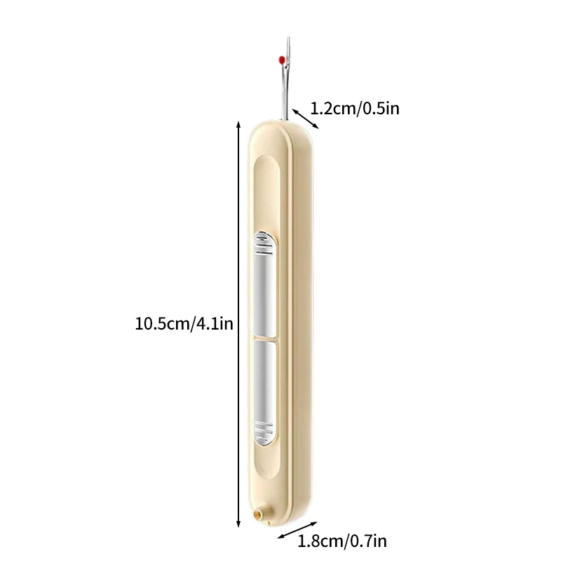 Removedor de agujas de coser DIY, herramienta de costura Manual 2 en 1, enhebrador de mano de alambre de puente multifuncional, herramienta de aguja de punto de cruz