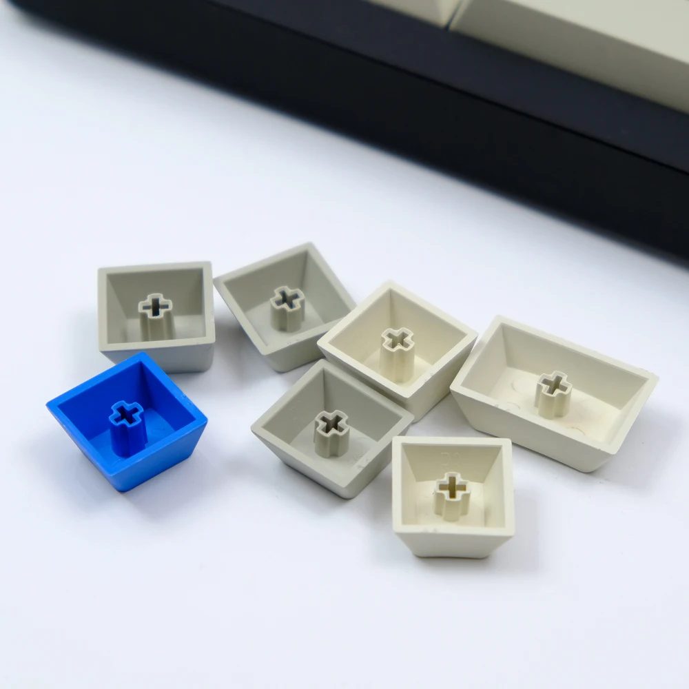 Teclado Mecânico Keycaps, 168 Chaves, Retro, Cinza,