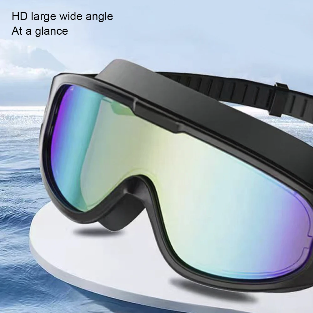 Anti Fog HD Glasses Waterproof Protection Swimming Goggles Adjustable Wide View For Swim Training_voghion.com