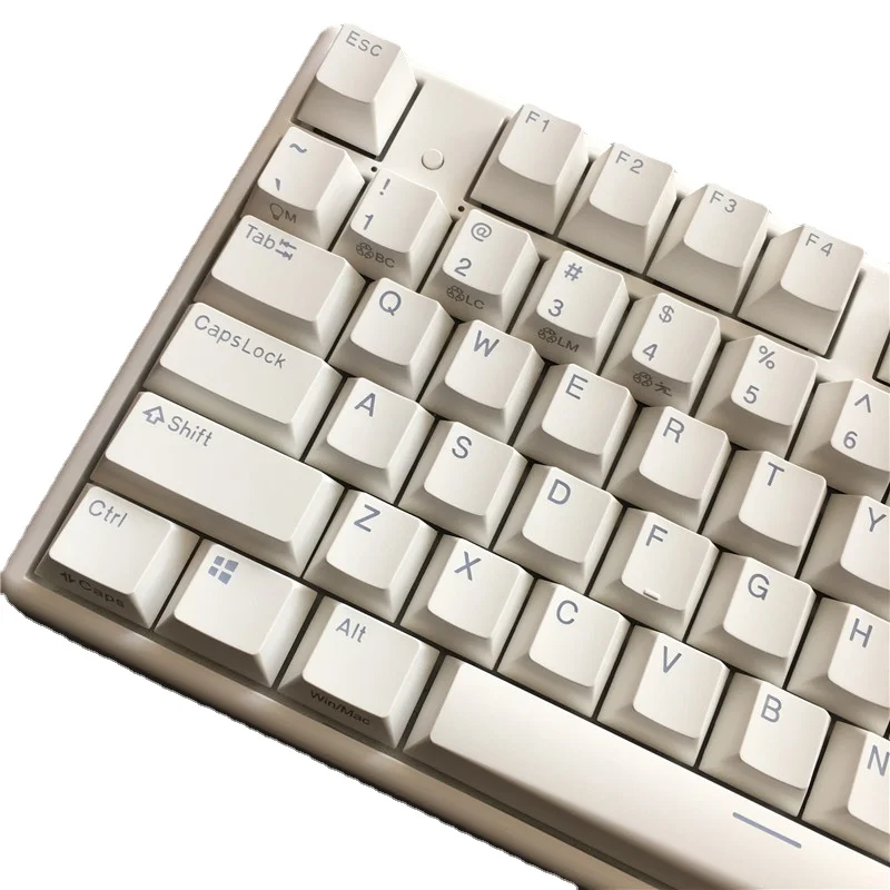Rgb niz x87ワイヤレスpbtキーキャップ、プログラム可能なゲームMac 