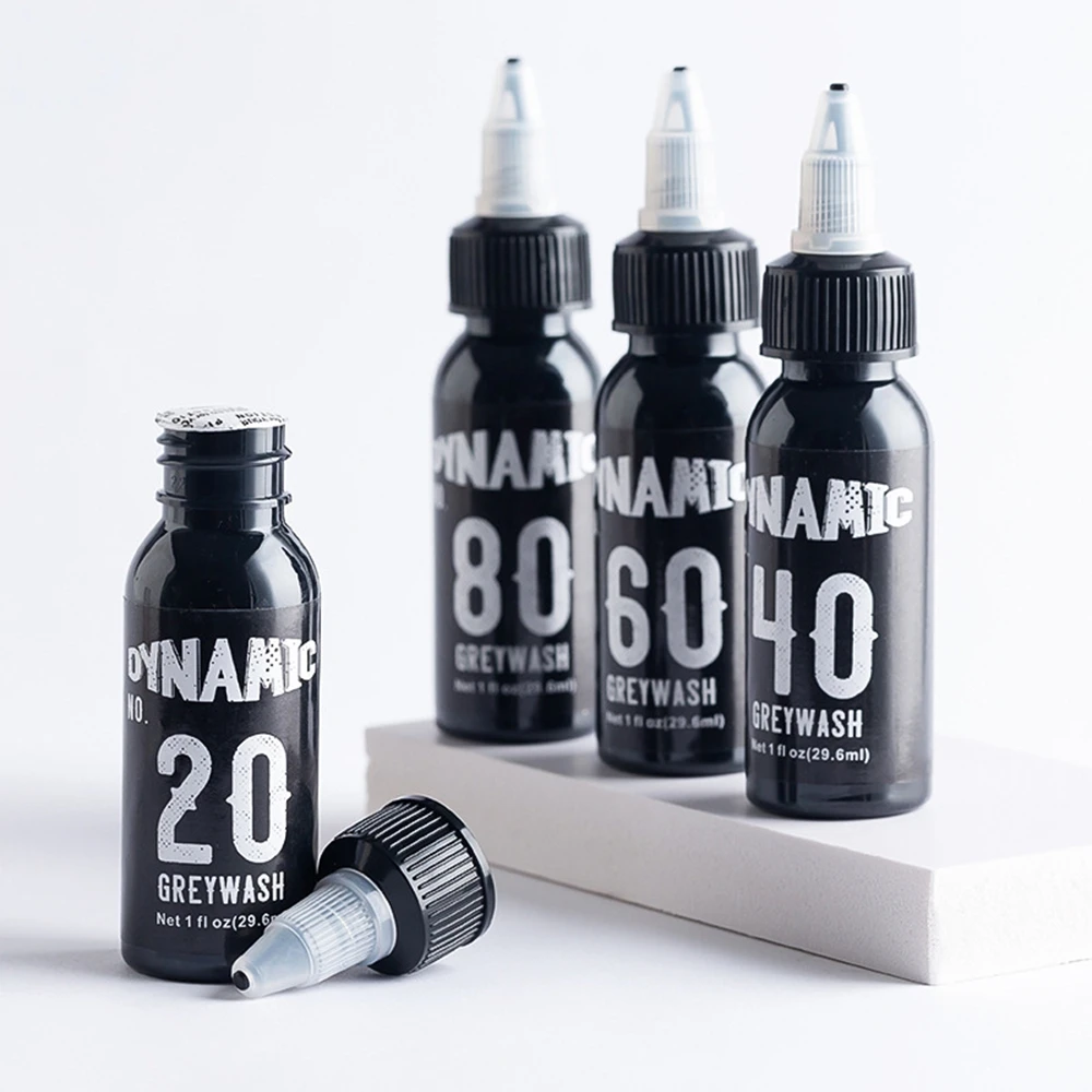 Tattoo Ink Tattoo Ink Pigment Tattoo Ink Kit Quality Dynami Triple Black Pigment Tattoo Ink 4 different depths of tattoo ink Body Color Drawing Teng Black Tattoo Material