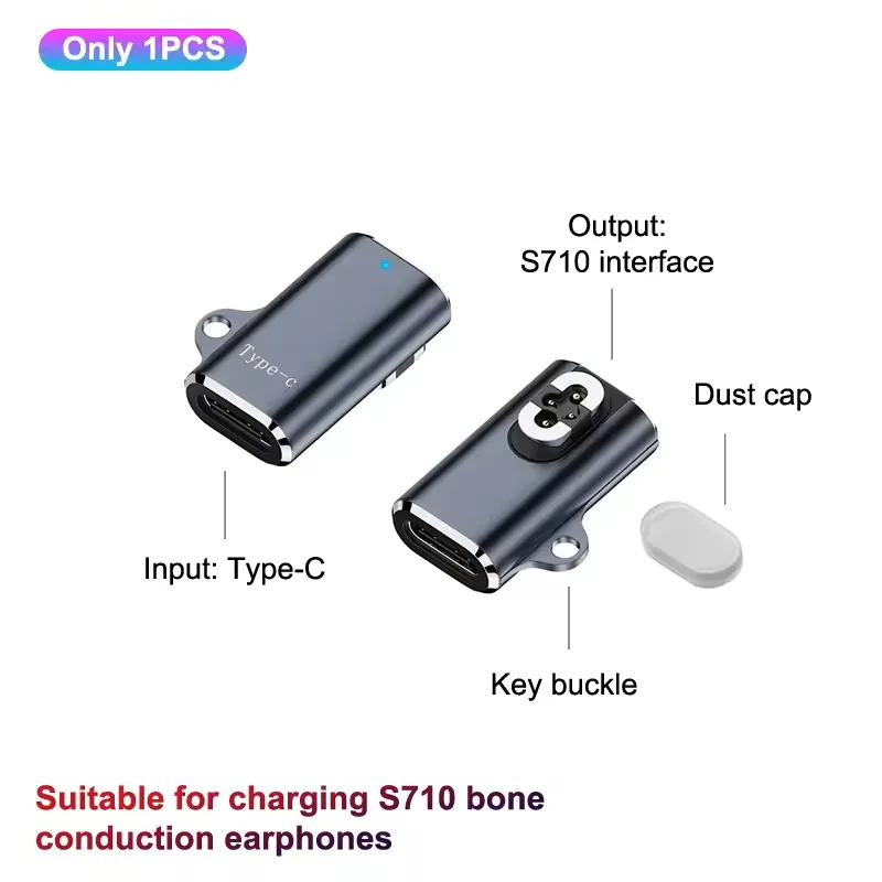 ตัวเลือกสินค้า อะแดปเตอร์ชาร์จหูฟัง Bone Conduction USB-C