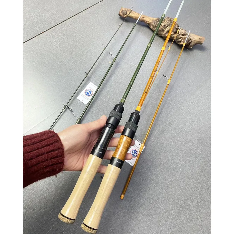 トラウトロッド パックロッド グラスロッド クリアブラウン FUJIガイド