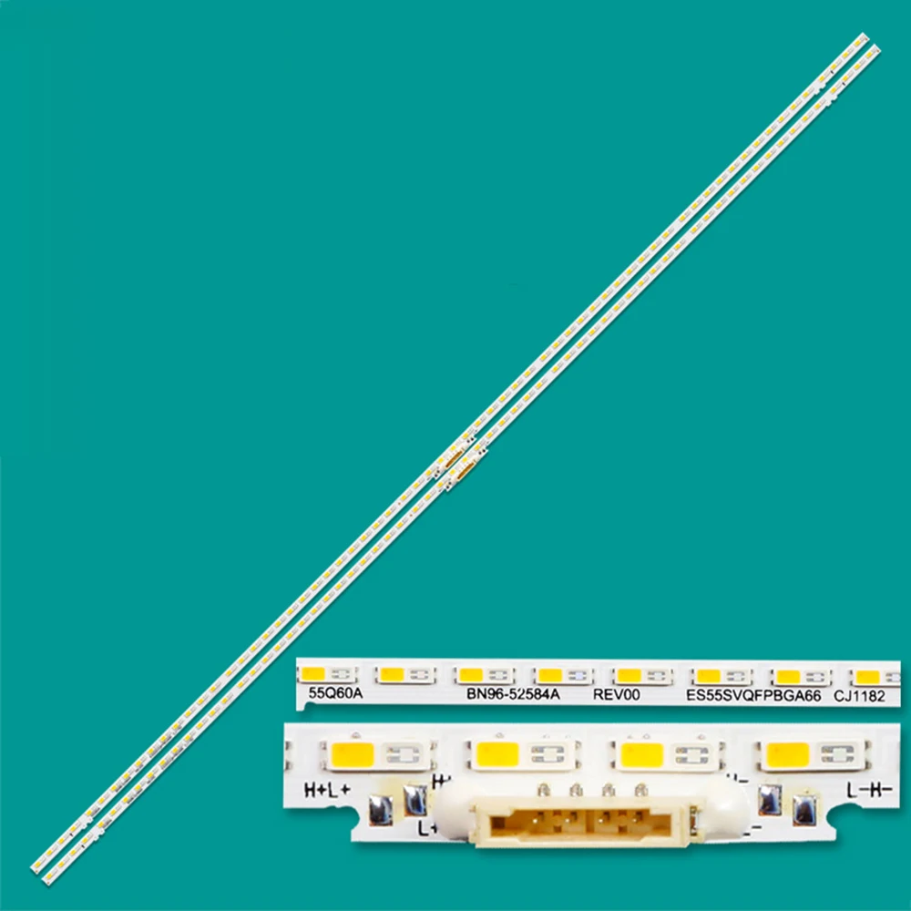 Tira de Retroiluminação Led para Samsung 55q60a Bn9652584a Es55svqfpbga66 Qn55q6daafxza Qn55q60aafxza Qe55q74aat Qe55q65au
