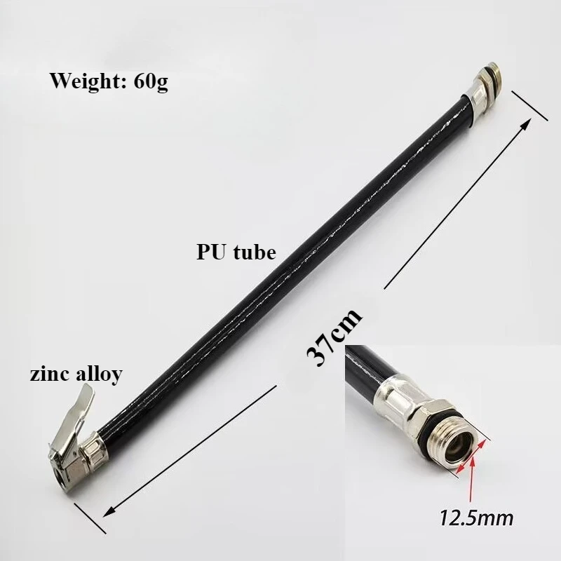 Portable Rubber Tire Inflator Hose for Car and Motorbike Accessories