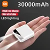 Xiaomi 30000mAh Large-capacity Mini Power Bank Super Fast Charge Built-in Cable Portable External Battery For Iphone Samsung New 1