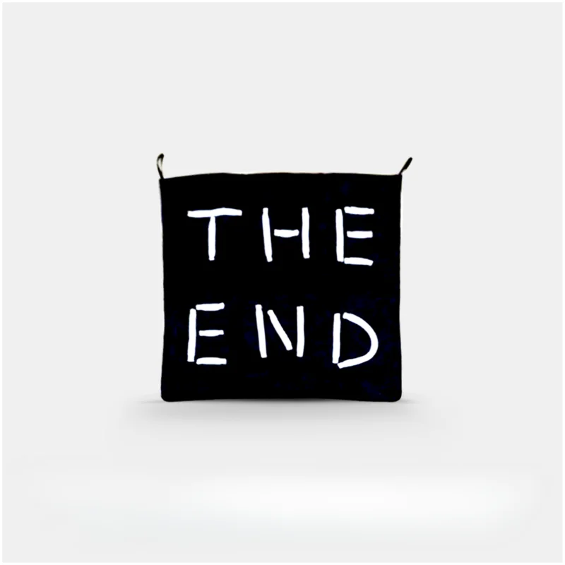 

Pocket rope banner The End Annual Party Gala stage props