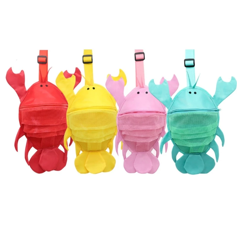 

Waterproof Mesh Bag Summer Water Play Shoulder Bag with Adjustable Bands Children Bathing Swimming Accessory Storage Bag