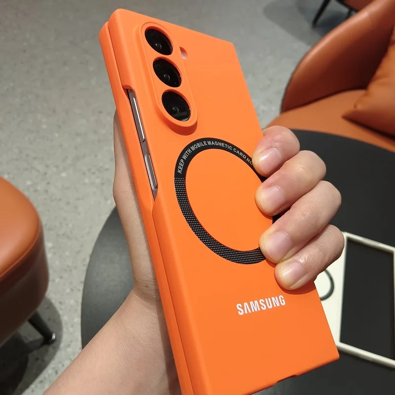 Ultra Thin Magnetic Wireless Charging Case with Skin Feel for Samsung Galaxy Z Fold