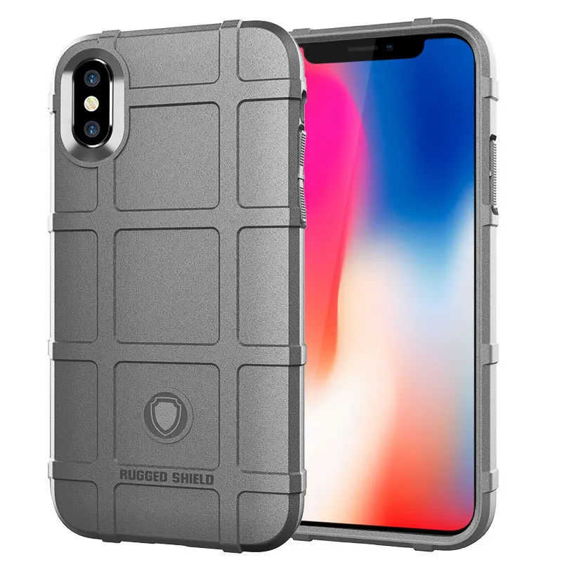 Heavy-Duty Silicone Shockproof Phone Case with Matte Finish