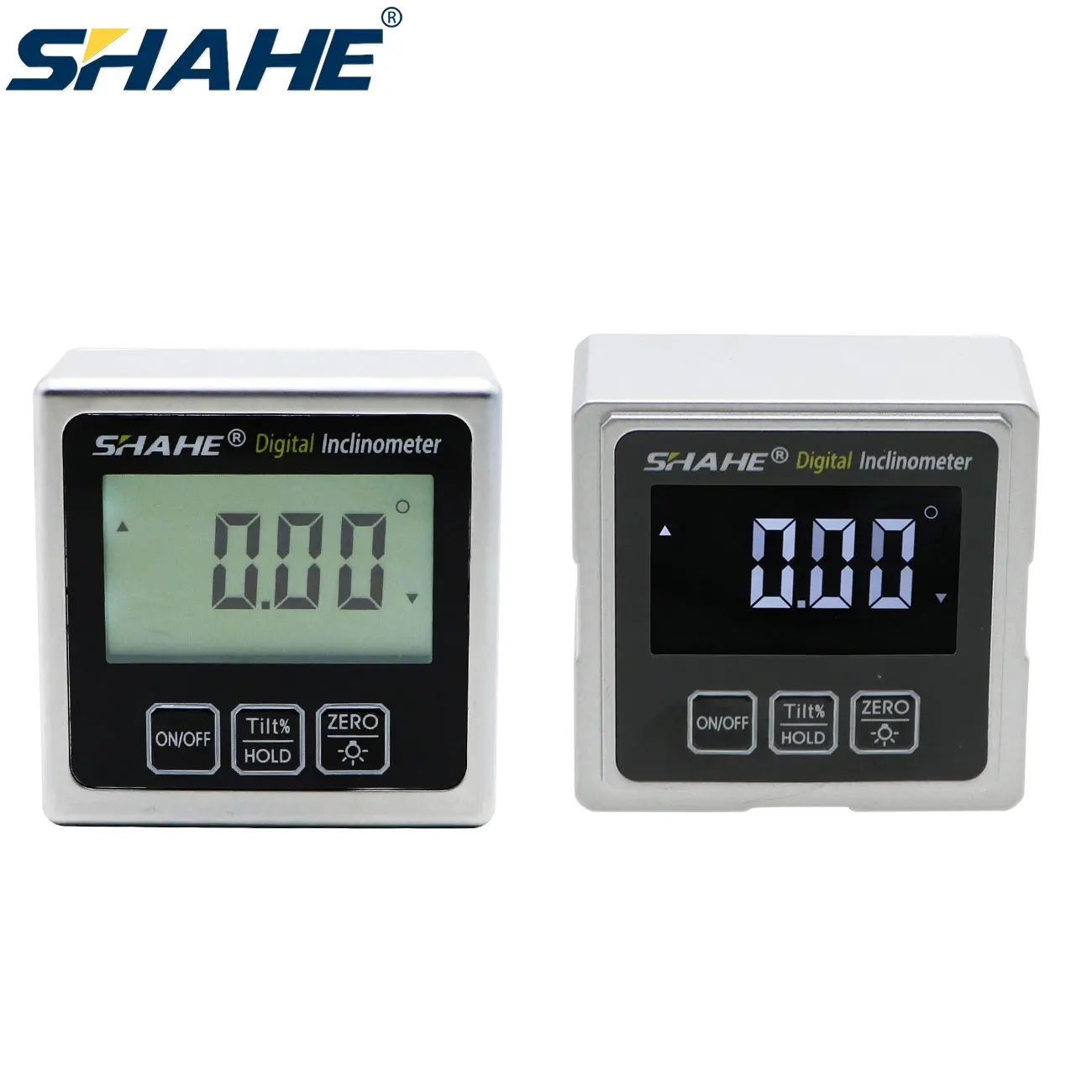 SHAHE 자석 디지털 레벨 전자 각도 측정기 프로트랙터 경사계 자석 백라이..