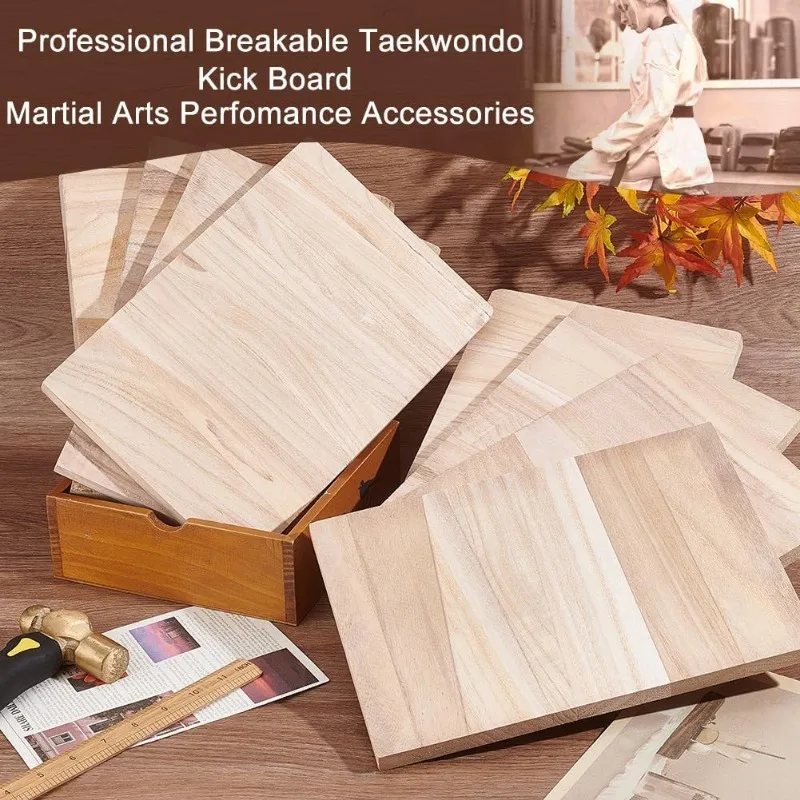 10 stuks houten breekplanken voor karate taekwondo-training, 29,8 x 20 10 stuks houten breekplanken voor karate taekwondo-training, 29,8 x 20