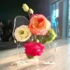 22cm Butterfly Shape Vase Transparent Acrylic Flower Pot Desktop Flower Cuttings Holder For Home End Table Dinning Table Office 1
