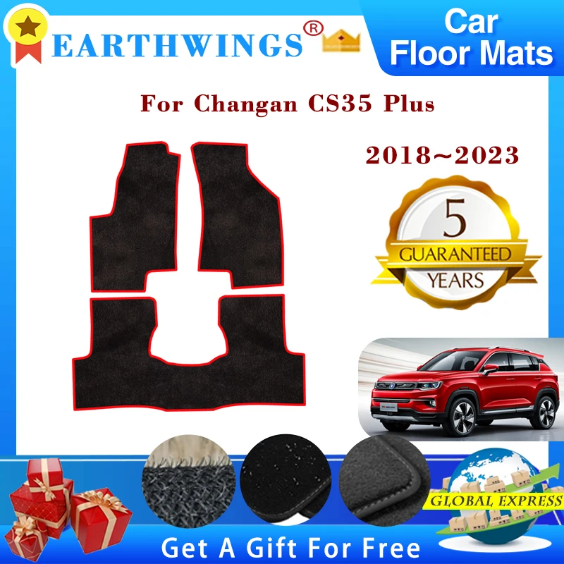 

Car Floor Mats For Changan CS35 Plus 2022 2021 2020 2018~2023 Carpets Footpads Rugs Cover Foot Pads Interior Accessories Sticker