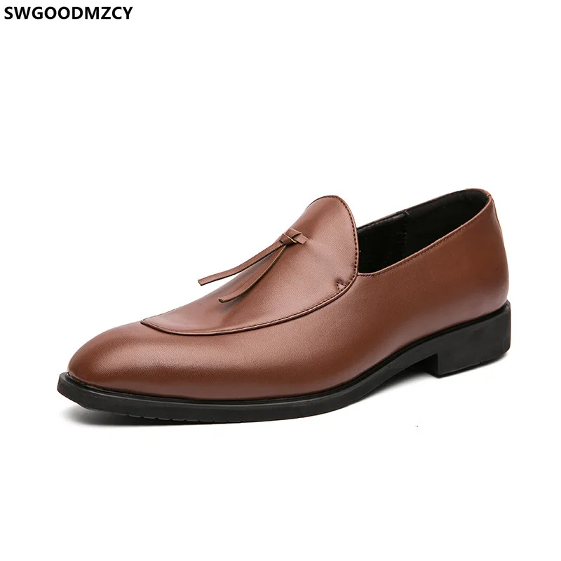 

Итальянские вечерние туфли оксфорды офисные 2024 Лоферы для мужчин Классический костюм кожаные повседневные мужские туфли Слипоны мужские Ayakkabı