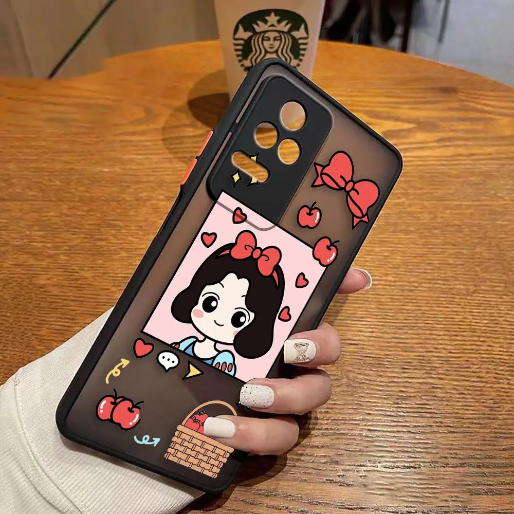 thumbnail image 1 of Funda mate para Redmi A1 K50 K40 GAMING K30 K20 10X 10C 10 9C 9T 9A 9 8 PRO 4G 5G Funda Coque Shell dibujos animados Anime Blancanieves, 1 of 5